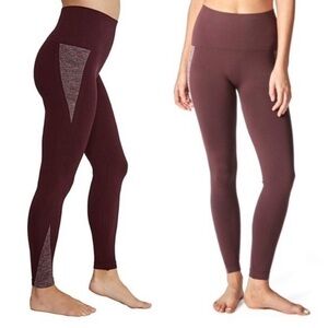 Spanx Assets Red Hot Label Color Block Legging Size Large